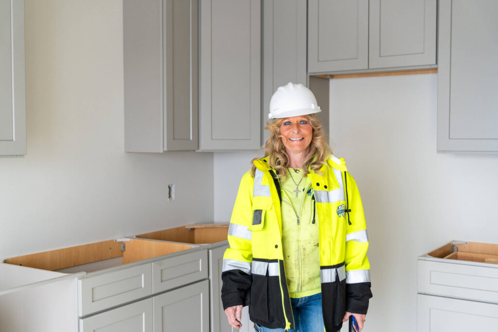 Shelly Vernon - Vernon Quality Carpentry at Milwaukee Station project.